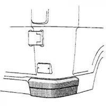 Parachoques trasero VAN WEZEL 3071534