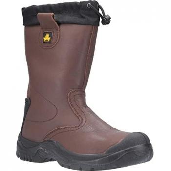 Amblers Safety FS245 Antistatic Waterproof Rigger Boot Brown Size 11