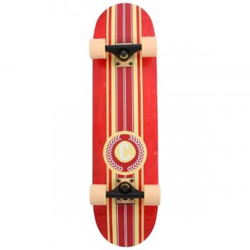 Choke Skateboards monopatín Classic Cruiser Series Stripe, Red stripe