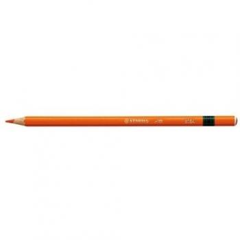 Lápiz de color multisuperficie STABILO All - Caja con 12 unidades - Color naranja