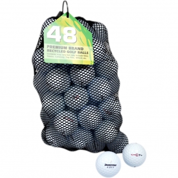 Bridgestone E7 / E7+ - Lote de 48 pelotas de golf, grado A, recuperadas
