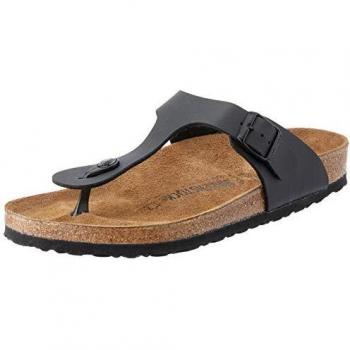 Sandalias Birkenstock Gizeh Birko-Flor Narrow Fit negro