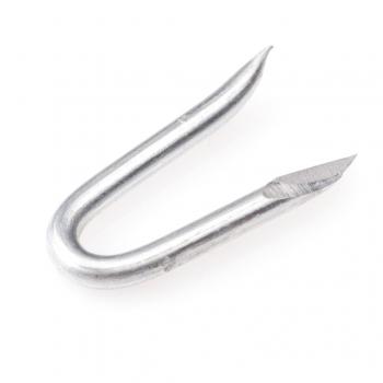 Grampillon galvanizado 2.4x25mm - Grampillos de acero galvanizado, tamaño 2.4 mm de diámetro y 25 mm de longitud, resistentes a la corrosión, ideales para uso en exteriores y aplicaciones que