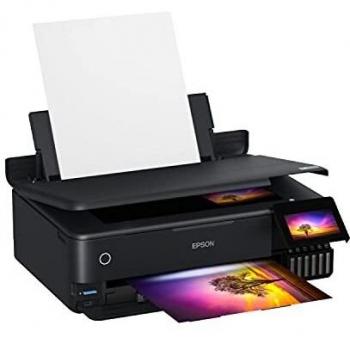 Impresora Multifunción Fotográfica A3+ Epson Ecotank ET-8550 con WiFi y Dúplex en Color Negro