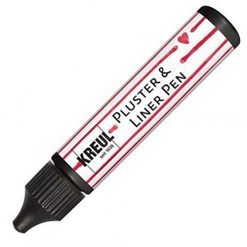 Rotulador Pluster & Liner KREUL, 29 ml, negro