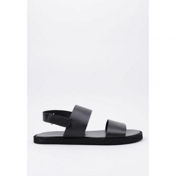 Krack Heritage Gimlet Sandalia Plana Hombre Negro