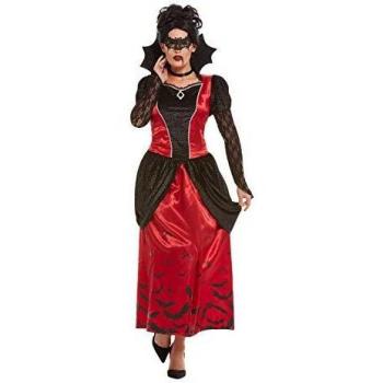 Smiffys 51051M - Disfraz de vampiresa gótica, para mujer, talla M, color negro