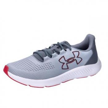 Under Armour Charged Pursuit 3 Men's Running Shoes - Grey, Big Logo