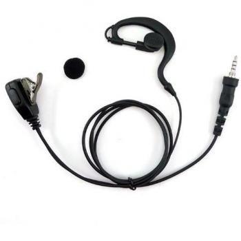 Zeadio ZP-AR099 G forma auricular auriculares para Yaesu Vertex Radio 1 pin 3,5 mm VX-6E VX-6R VX-7E VX-7R VX-120 VX-127 VX-170 VX-177 VX-270 VX460 VXA-300 ft-277R FT-250R etc.