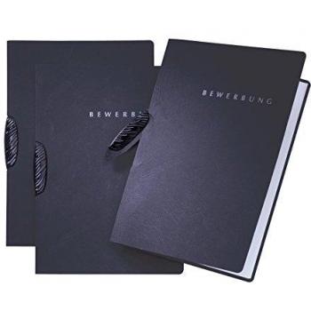 Carpeta de aplicaciones PAGNA Swing A4, de cartón, negra