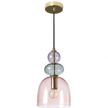 Lámpara Colgante Metal y Cristal Baudelaire
