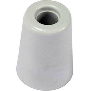 BRINOX Tope Puerta Grande con Tornillo, Blanco, 5x3.7x3.7 cm