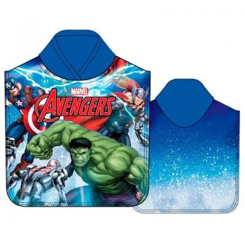 Poncho toalla Los Vengadores Avengers Marvel de microfibra