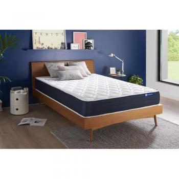 Colchón Actiflex Sleep 130x210cm - Espesor: 22 cm - Muelles ensacados y Memory Foam - Equilibrado - 5 Zonas de Confort