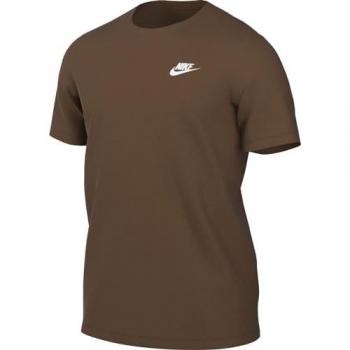 Nike Club Camiseta De Manga Corta Hombres Marrón - S, Casual, Lt British Tan
