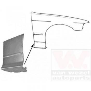 Guardabarros derecho de reparación VAN WEZEL para BMW 3 E36 (Berline, Touring, Compact) 0640156