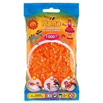 Bolsa Hama 1000 piezas Midi Color Naranja Neón