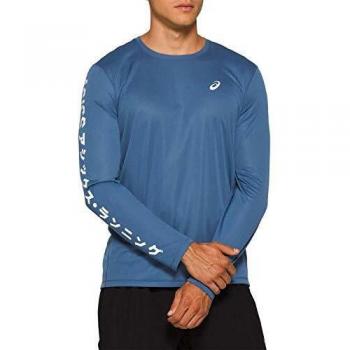 ASICS SS20 Sweater, Grand Shark, L Unisex-Adult