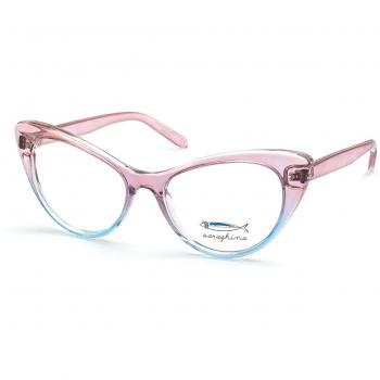 Saraghina MAGALI' 470LV Women’s Eyeglasses Blue Size Standard (Frame Only) - Blue Light Block Available