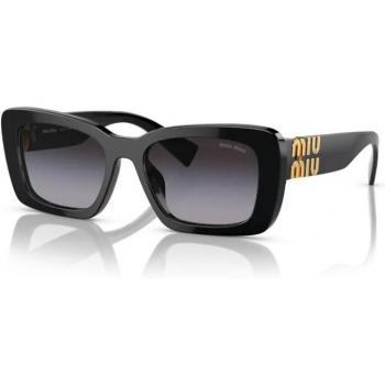 Miu Miu MU07YS 1AB5D1 Women's Square Sunglasses Black Size 53