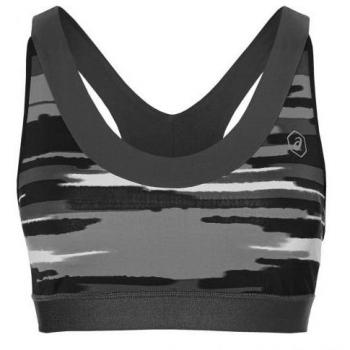 SUJETADOR ASICS FUZEX BRA GRIS/NEGRO Talla M