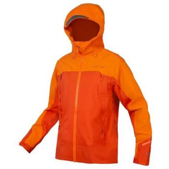 Chaqueta cortavientos Endura MT500 II ciclismo hombre Naranja (S)