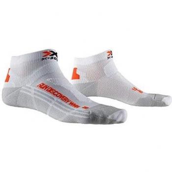 X-Socks Run Discovery Women Socks, Mujer, Arctic White/Dolomite Grey, 37-38