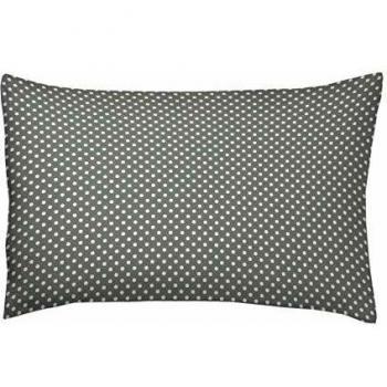 DOLORES PROMESAS Funda DE COJIN 30x50 Topos Negativo Gris