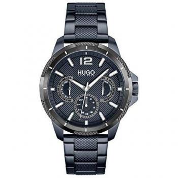 Reloj de hombre Hugo 1530194 multifunción de acero azul