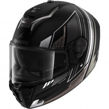 Casco Integral Spartan RS Byrhon Shark - Negro Gris (XS)