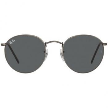 Ray-Ban Round Metal RB3447 9229B1 Sunglasses, Gunmetal, Size 47