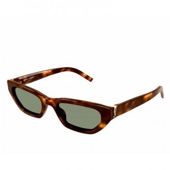 Saint Laurent Unisex SL M126 Monogram Large Brown Sunglasses 54MM