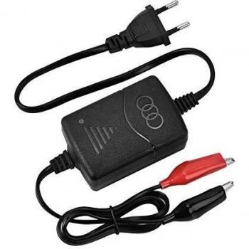 Cargador de Batería 12V 1300 mA con Protecciones Múltiples Inteligente Mantenimiento Automático para Batería de Plomo ácido Sellada de Motocicletas, Coche, Automóviles