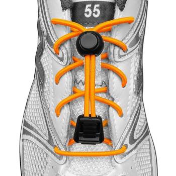 55 deporte elástico Lock cordones para zapatos, versión 2 naranja naranja