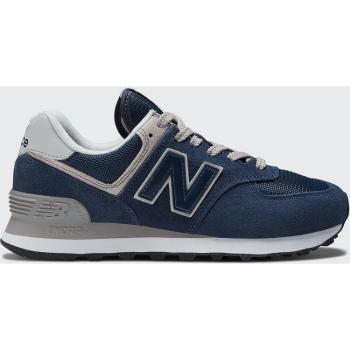 New Balance Women's 574 Casual Sneakers - Blue/Gray - Size 9.5