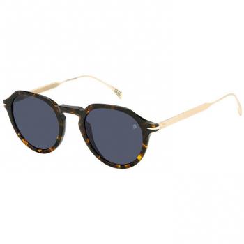 David Beckham Women's Sunglasses DB 1098/S 21K Havana Gold - Blue
