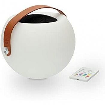 Altavoz Inalámbrico Bluetooth, con Luz Ambiente Multicolor, hasta 7 Colores, 8 Horas de Autonomía