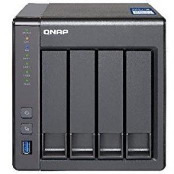 TS-431X Ethernet Torre Negro NAS