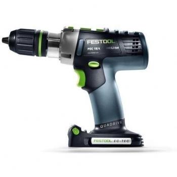 Festool 500781 - Taladro atornillador de percusiónde batería PDC 18/4 Li-Basic