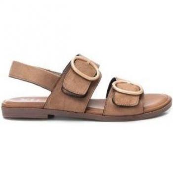 Sandalias XTI 140921 Mujer Taupe con Tiras Ajustables y Cierre Elástico