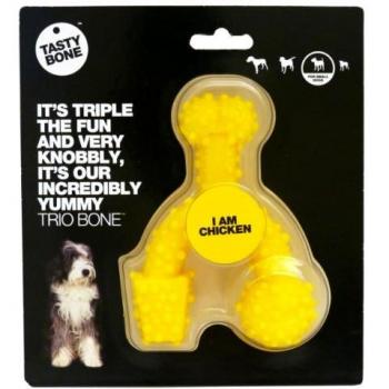 Hueso Masticable Tasty Trio de Pollo para Perros Pequeños