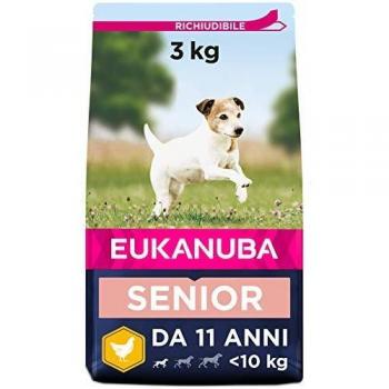 Eukanuba Comida seca para perros viejos de razas pequeñas con pollo 3 kg