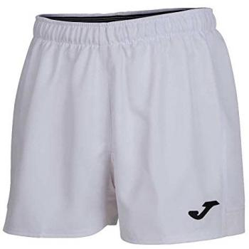 Short hombre Joma Myskin II blanco, pantalones cortos deportivos, tejido ligero y transpirable, diseño moderno, ajuste cómodo, ideal para actividades deportivas y uso diario