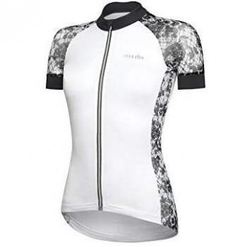 zerorh+ Elite W - Jersey para Mujer, Mujer, Ecd0721 004Xl, White/Black/Lace, X-Large
