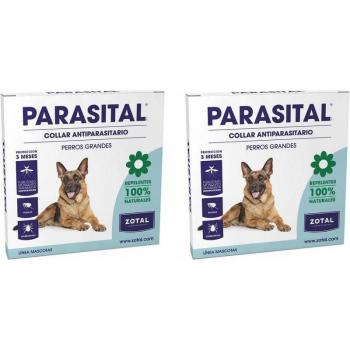 Collar Antiparasitario PACK 2 Uds Zotal Laboratorios para Perros Grandes 25 Kg - Protección Duradera