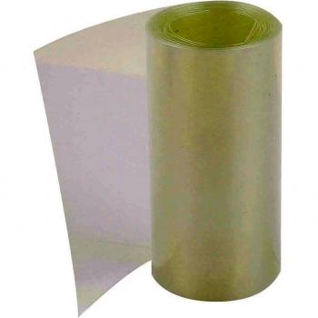 sourcing map Batería Envoltura PVC Termorretráctil Tubería 85mm Plano Ancho Para 18650 Energía Suministros 5m Largo Transparente