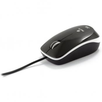 NGS Sabor - Ratón óptico USB Notebook, Negro