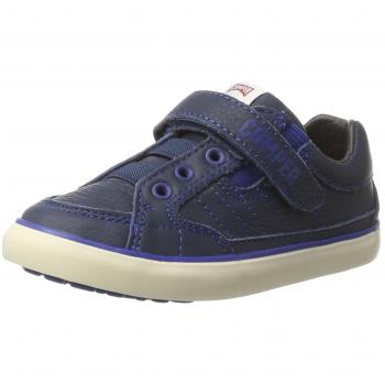 CAMPER Pursuit - Blue Smooth Leather Sneakers for Kids, Size 30