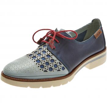 Pikolinos Sitges W7j, Zapatos de Cordones Derby Para Mujer, Azul