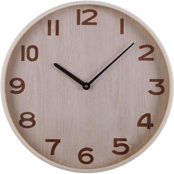 Reloj de Pared Versa 4,5 x 40 x 40 cm Cristal Madera MDF